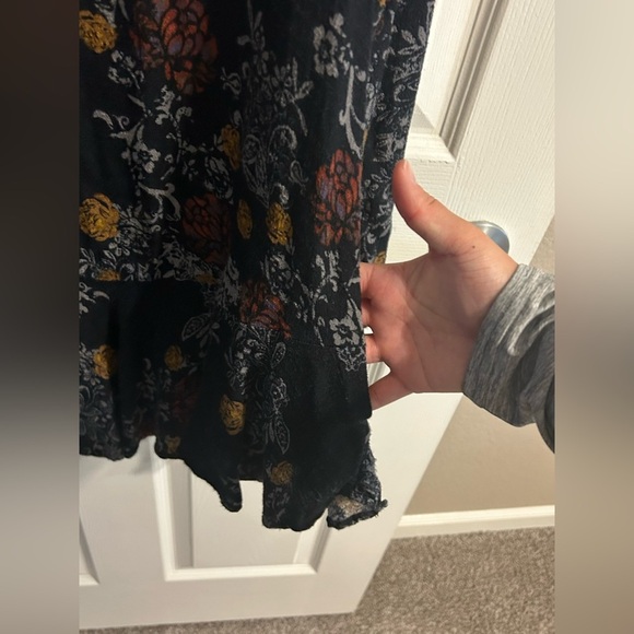 Free People Smooth Talker Tunic Dress in Raven Black - S - Picture 5 of 9